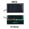 5PCS Mini Solar Board 2V/1.5V/3V/5V Solar Cells 54*54mm/60*30mm/65*48mm/68*37mm Solar Panel A-grade Polycrystalline Silicon 4