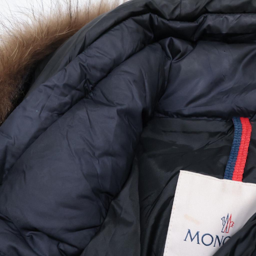 MONCLER MARQUE Marc fur down jacket Jacket 1 NavyUsed