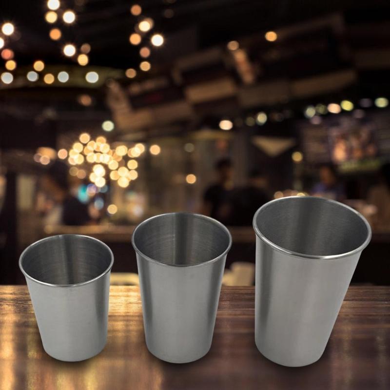Set Of 10 Thermal Cups Functional Beer Cups Stainless Steel Tumblers For Beer Lover And Quality Lifestyle Enthusiasts