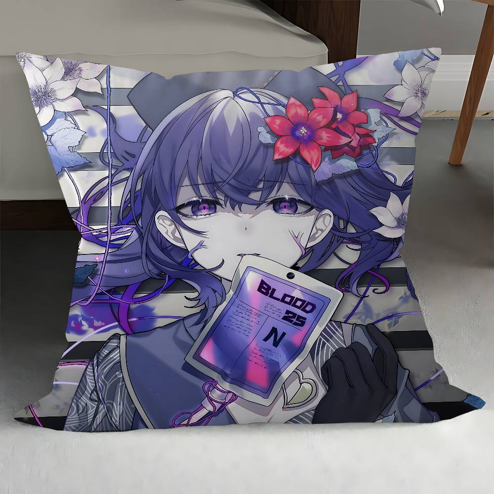 A-Asahina Mafuyu Pillow Cushion Cover Pillowcase Living Room Sofa Home Decor Customized