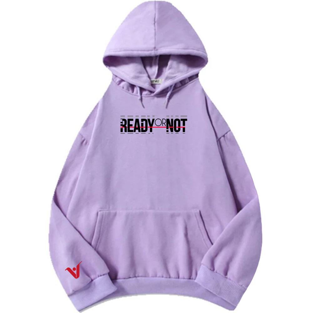 

Ready or Not Branded Hoodie Winter Long Sleeve Fleece Hooded Sweatshirts Unisex Streetwear Casual Clothing Print Tops XXXL
