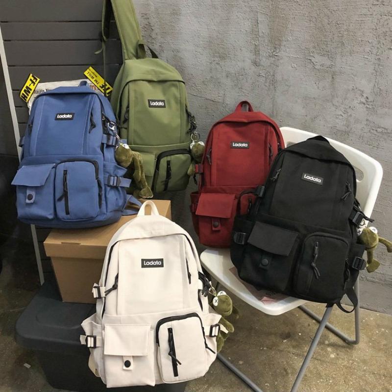 Unisex Backpacks Simple Large Capacity Travel Rucksack 2025 New Casual Multi-pockets High School Student Colleage Student School Bags for Teenagers