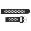20mm Soft Silicone Watch Band Strap Wristband Replacement with Air Holes for Amazfit GTS 3Black Gray