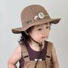 Summer Girls Children's Quick Drying Badge Hat Badge UV Sun Hat Fisherman Hat Baby Sun Protection Thin Style