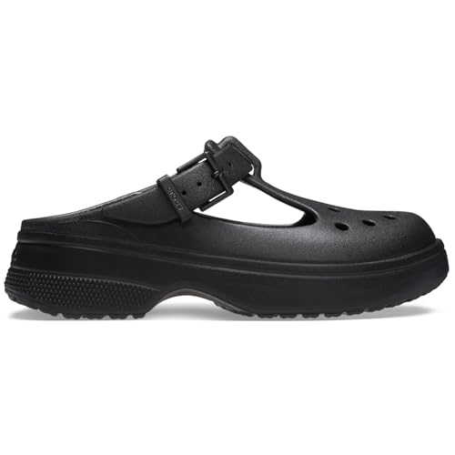Crocs Classic Mary Jane Clog, Black, 23cm