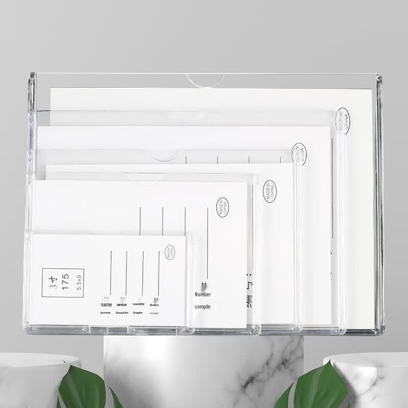 XYBP A4 Transparent Horizontal Display Frame