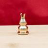 Brass Gourd Incense Burner & Holder with Lotus Design for Stick Incense, Home Worship, and Meditation