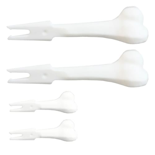 Bone To Be Wild" - Tsubame-Sanjo Manga Meat Bone Mini Bento Picks (Set of 4) - Perfect for Barbecues, Outdoors, and Camping