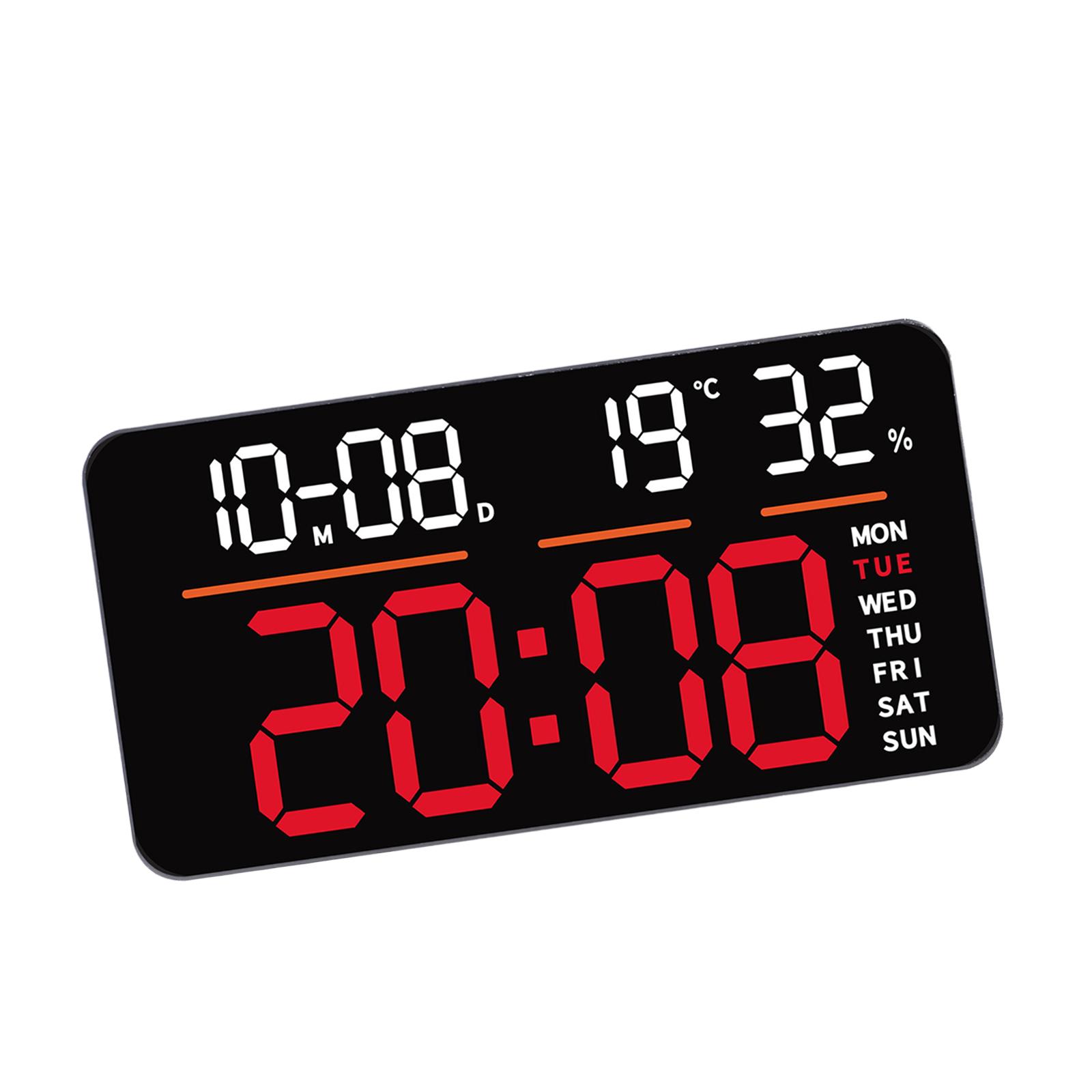

Alarm Clock Modern Temperature Detect Desk Clock for Living Room Hall Beside
