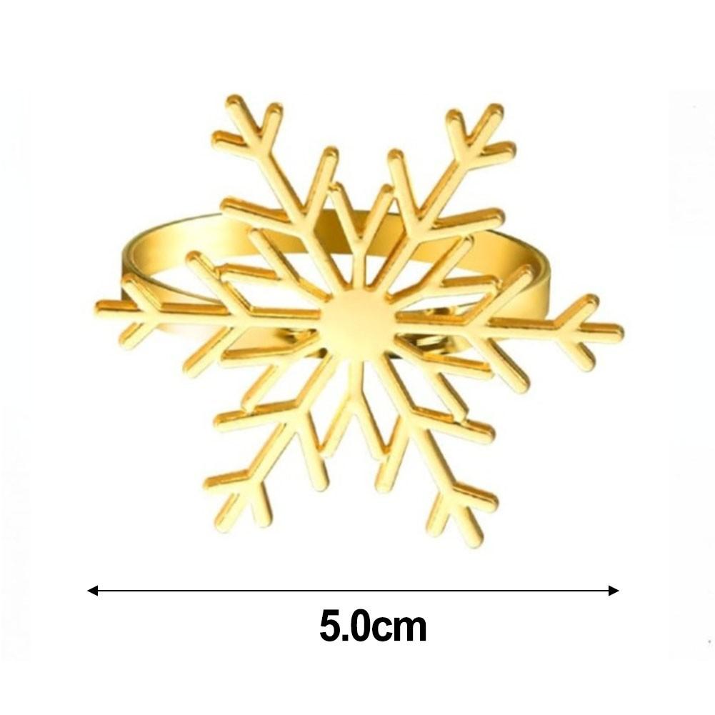 Christmas Napkin Rings Elk Napkin Rings Snowflake Napkin Rings