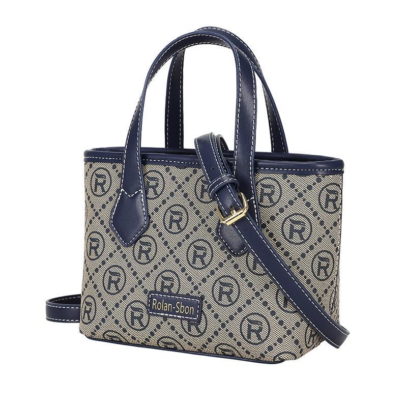 Retro Uniwersalna Torba Tote Temperament Nowa Torba Damska Modna Torba Koszyk na Jedzenie Modna Wytłaczana Torba Jednoramienna/Przez Ramię Torebka