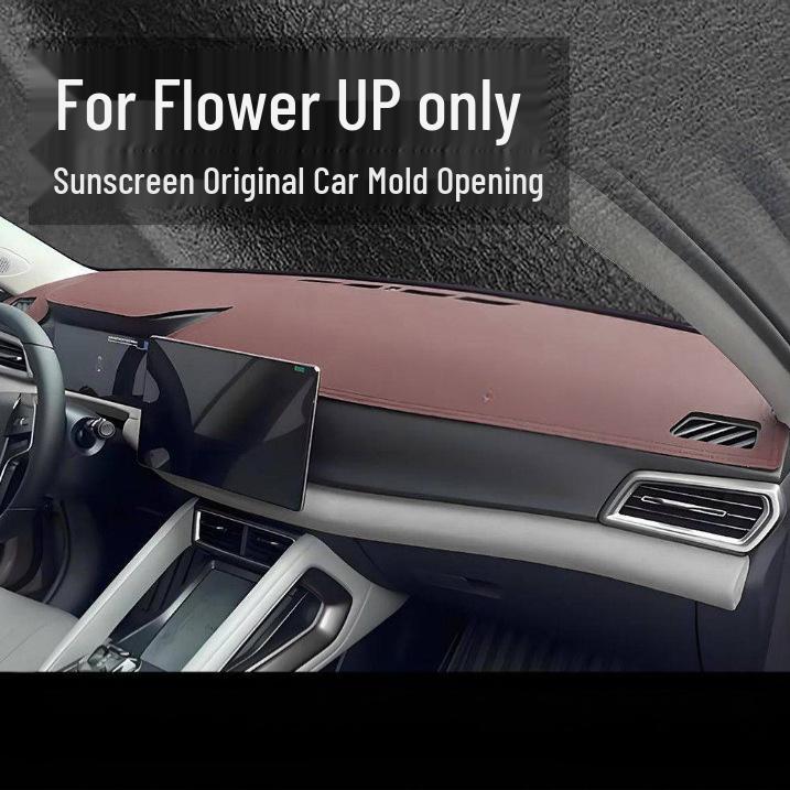 BYD Yuan UP Dashboard Sunshade: Anti-Sun, Decorative Interior Pad.