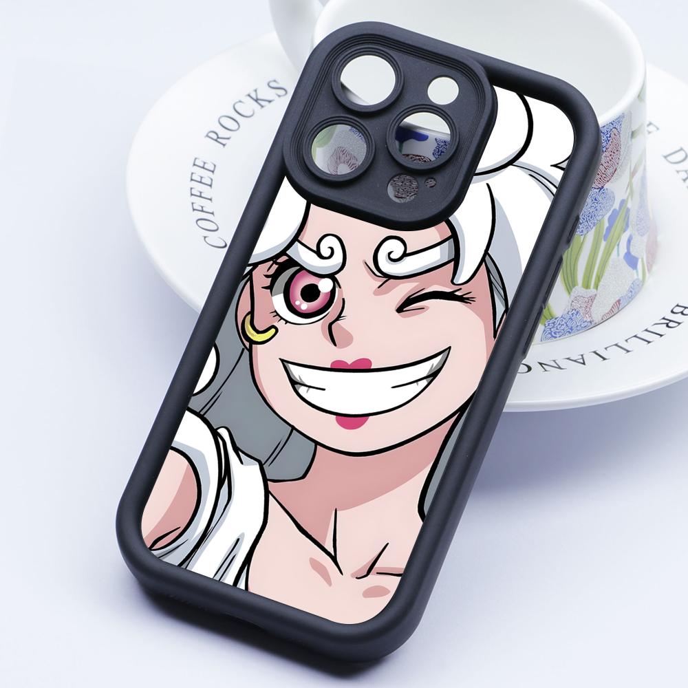 Jewelry Bonney Phone Case for iPhone 17 16 15 14 13 12 11 Air Pro Max Plus Black Soft TPU Shockproof Cover