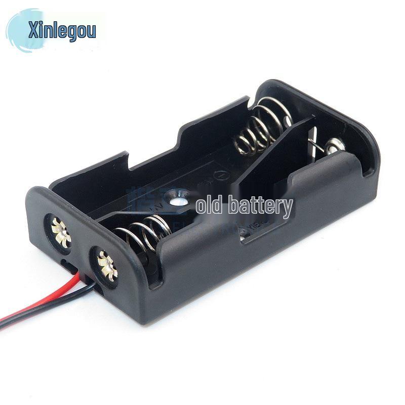 Size 5 Battery Box with Lid and Switch: Holds 1-8 AA 1.5V Cells