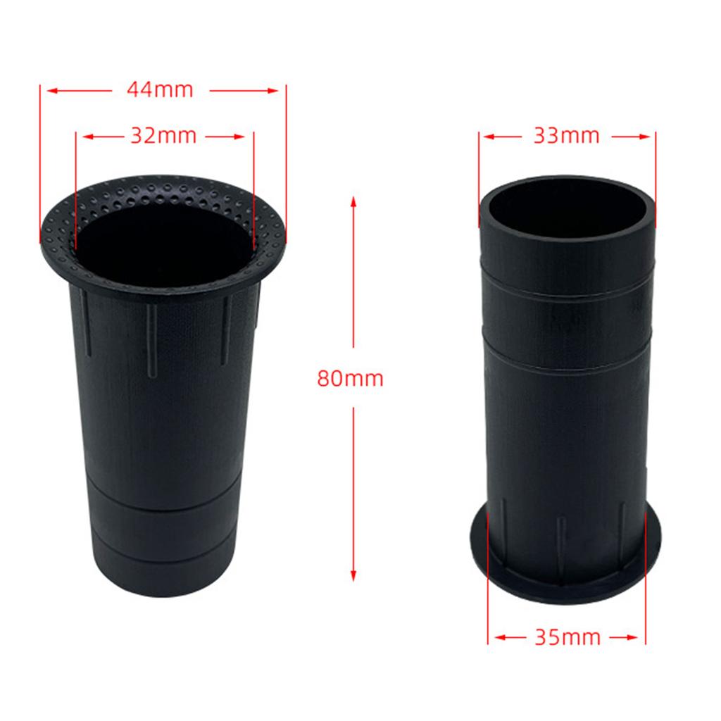 2PCS Speaker Port Tube Bass Vent Ventilation Connector Quality Plastic Bass Reflex Tube for DIY Speaker Project Upgrades