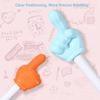 Durable Morandi Color Teaching Pointer Finger Design Luminous Teaching Stick Plus Size Whiteboard Hand Pointer Teaching Tools