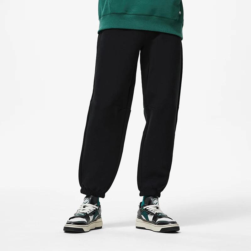 Li Ning Basketball Collection Knitted Sweatpants Men's Black AKLT847-3