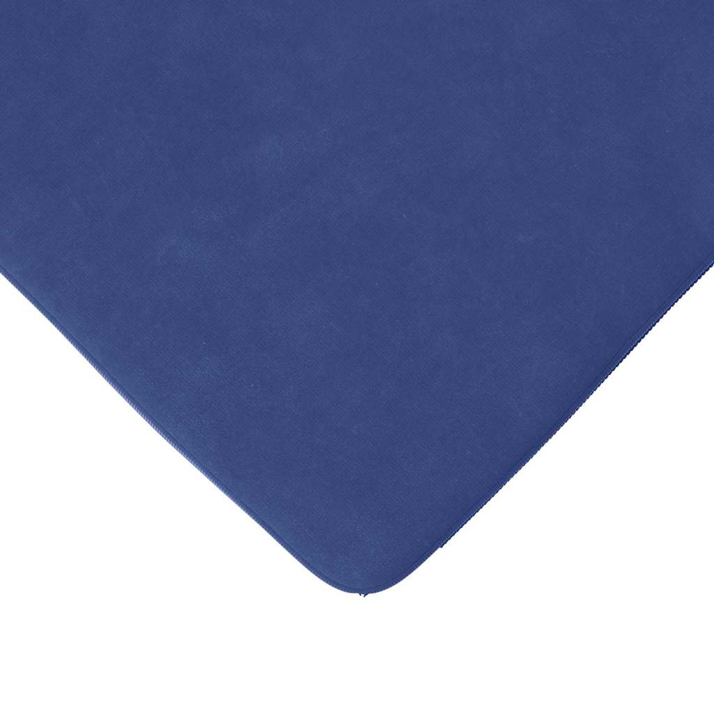Seat Cushion Set 4 Pcs Police Blue 40 X 40 X 3 Cm Velvet