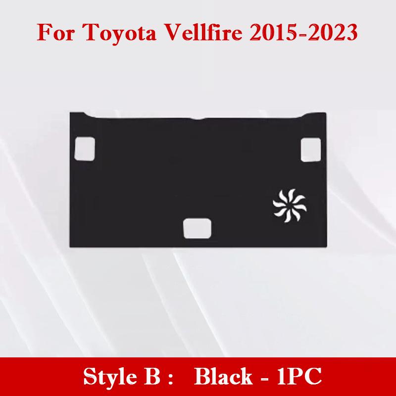 For Toyota Vellfire Alphard 2015-2026 Trunk Door Anti Kick Pad Tailgate Anti-Scratch Protector Sticker Cargo Liner Car Interior