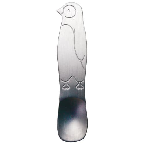 padou Ice Cream Spoon, Penguin SV, Made in Japan, Thermally Conductive, Swallow Design, Aluminum, Perfect for Ice Cream, Gift (H9.5 x 1.5cm)