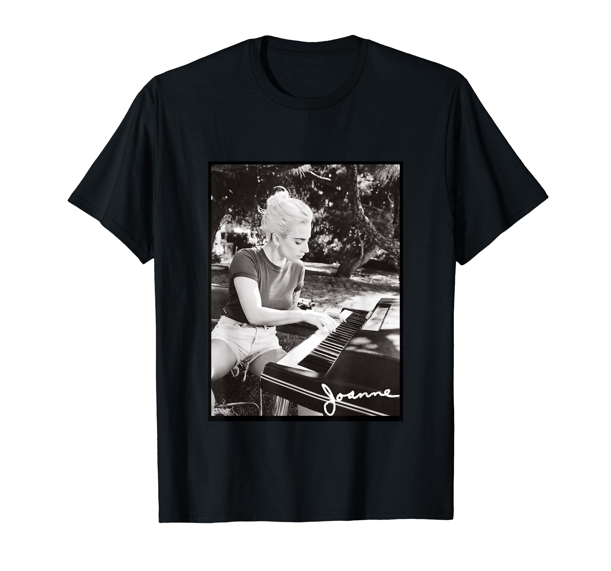 

Lady Gaga Joanne Piano Photo T-Shirt