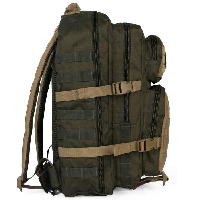 MIL-TEC Backpack US Assault Pack MOLLE System Large 36L - Ranger Green/Coyote