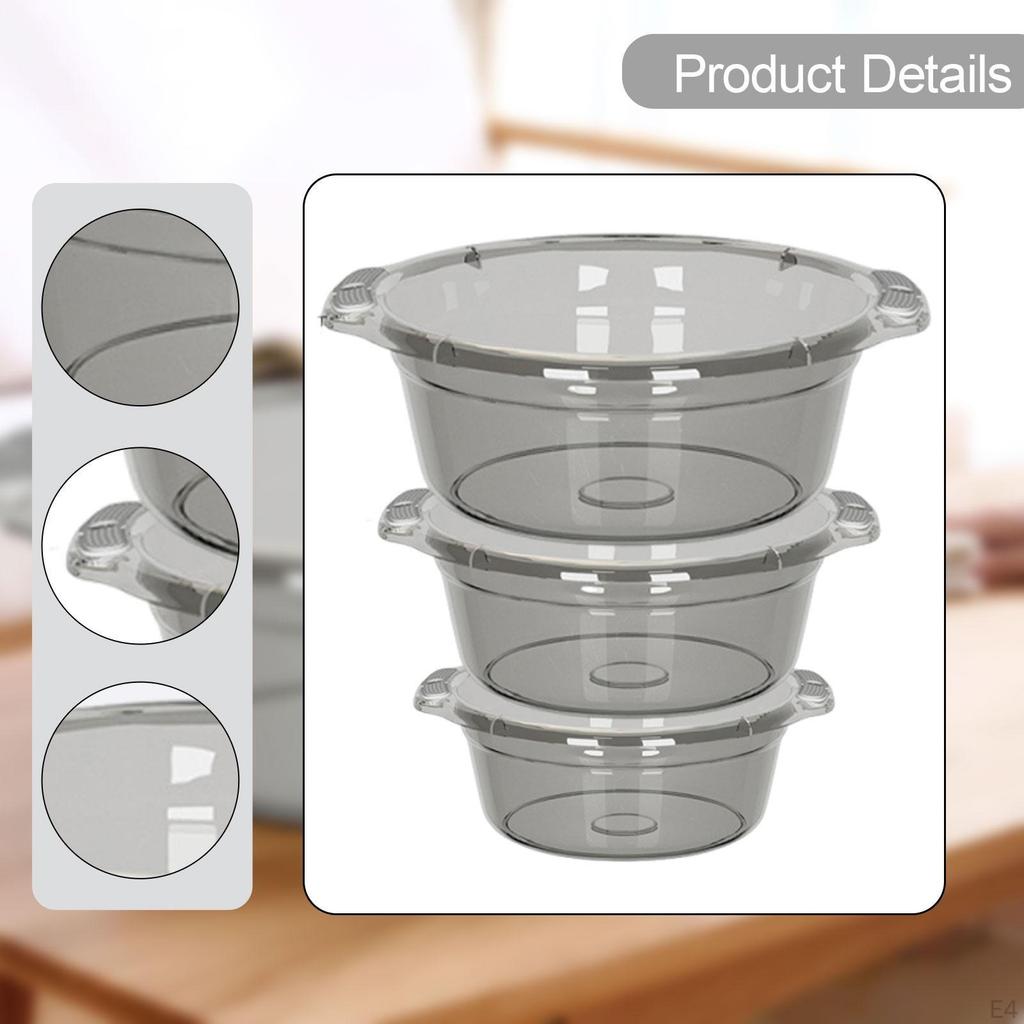 3 Paniers de Lavage Portables pour Évier Accessoires Multifonction Fournitures de Salle de Bain Légumes