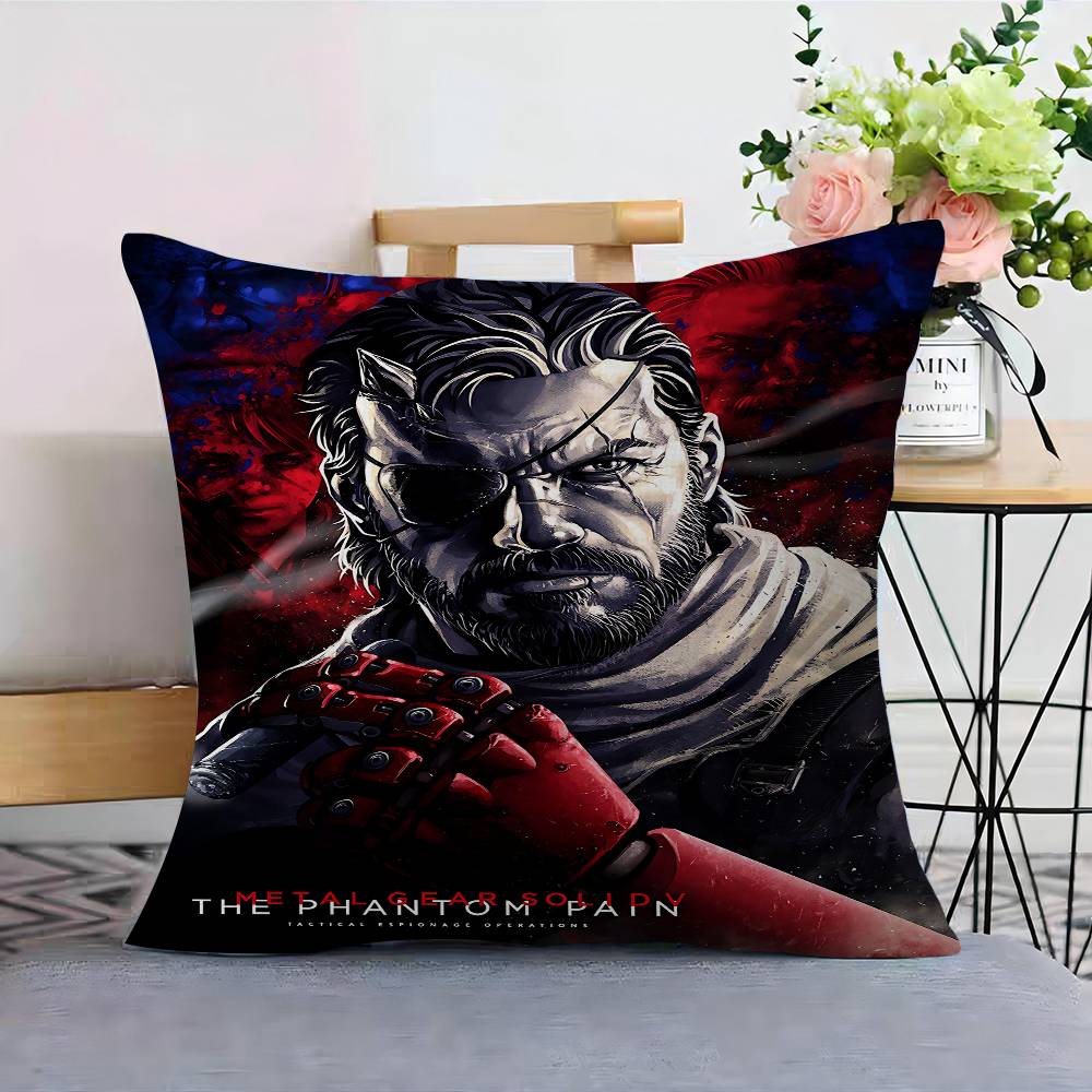 

Game Metal Gear Rising Revengeance Pillowcase Toon Gift Cushion Cover Bedroom Home Sofa Chair Seat Decor Pillow Case 30cmx30cm
