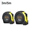 Rubberized 3M 5 Meters Self-locking Woodworking Tool Steel Tape Measure Retractable Metric Tape