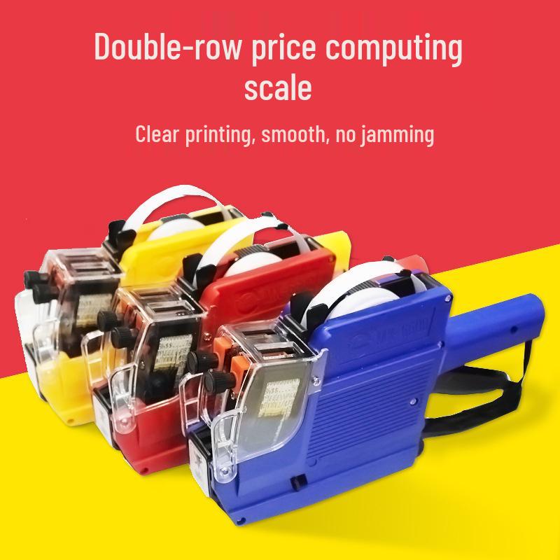 Hongsheng MX-6600 Double Row 10-Digit Price Labeler with Free Shipping
