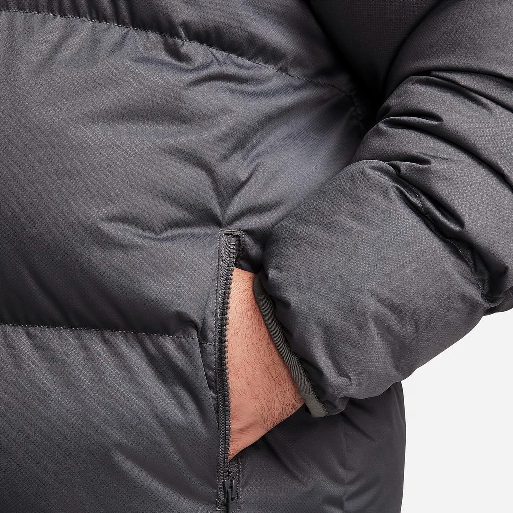 Nike Sportswear Club Puffer Jacket Iron Grey/White Men Streetwear FB7368-068