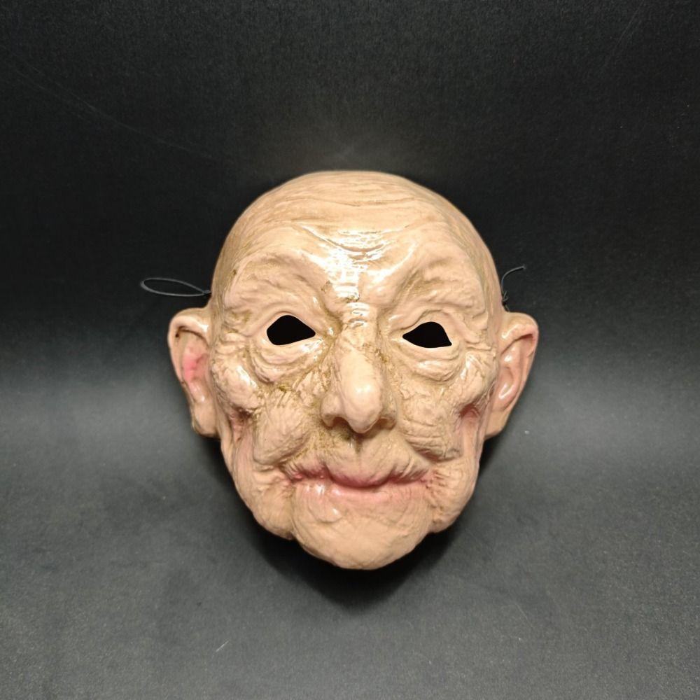 Spooky Old Man Mask Creativity Terrifying Cosplay Mask Halloween Scary Mask Haunted House