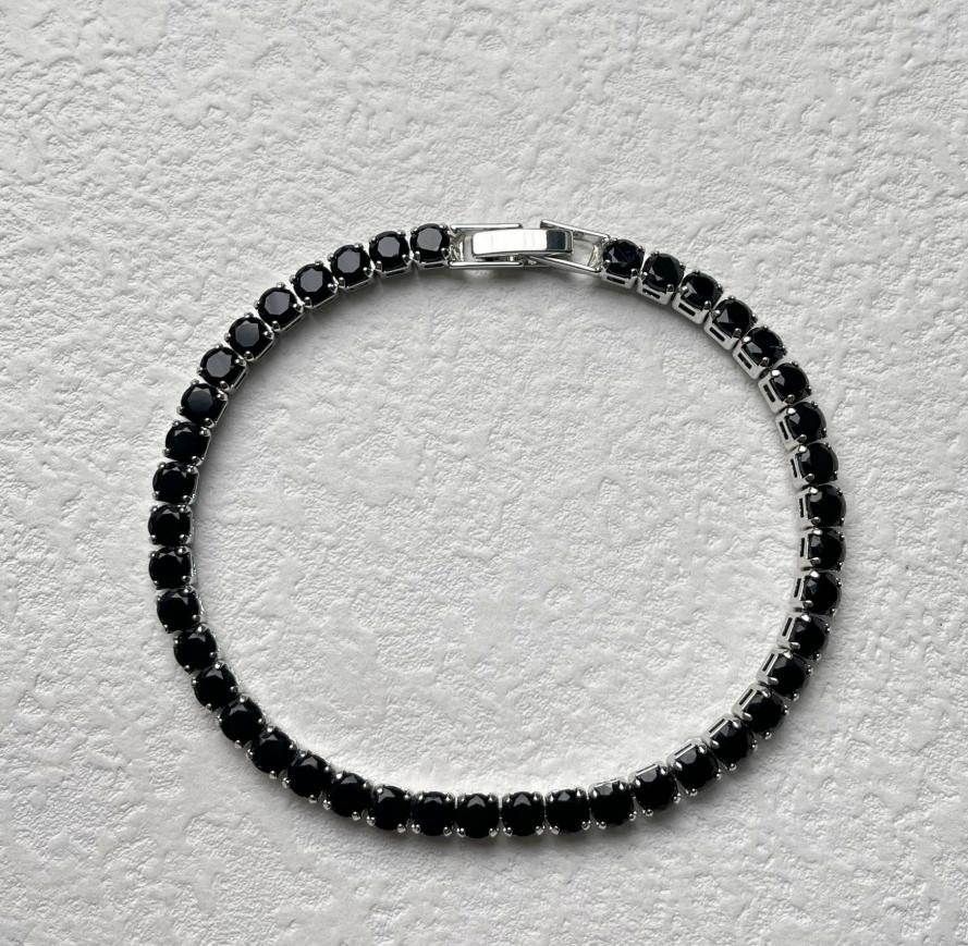 Hip Hop 4.0 Bracelet European and American Men's and Women's Jewelry Fashion Versatile Micro-inlaid Zircon Couple Bracelet