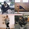 Women's High Waist Yoga Pants with Tummy Control, Push Up Effect, Hidden Waist Pocket, for Fitness, Yoga, Running, Black, Size S