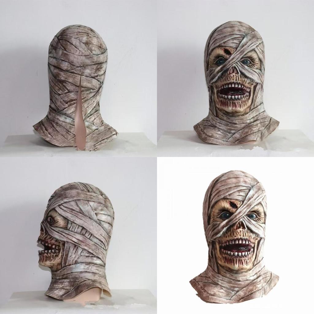 Mummy Latex Halloween Mask With Diy Terror Design For Costumes And Holiday Parties