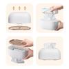 Striped Tissue Box Countertops Toilet Paper Holder Disposable Paper Storage Box Napkin Storage Box Homes Decoration