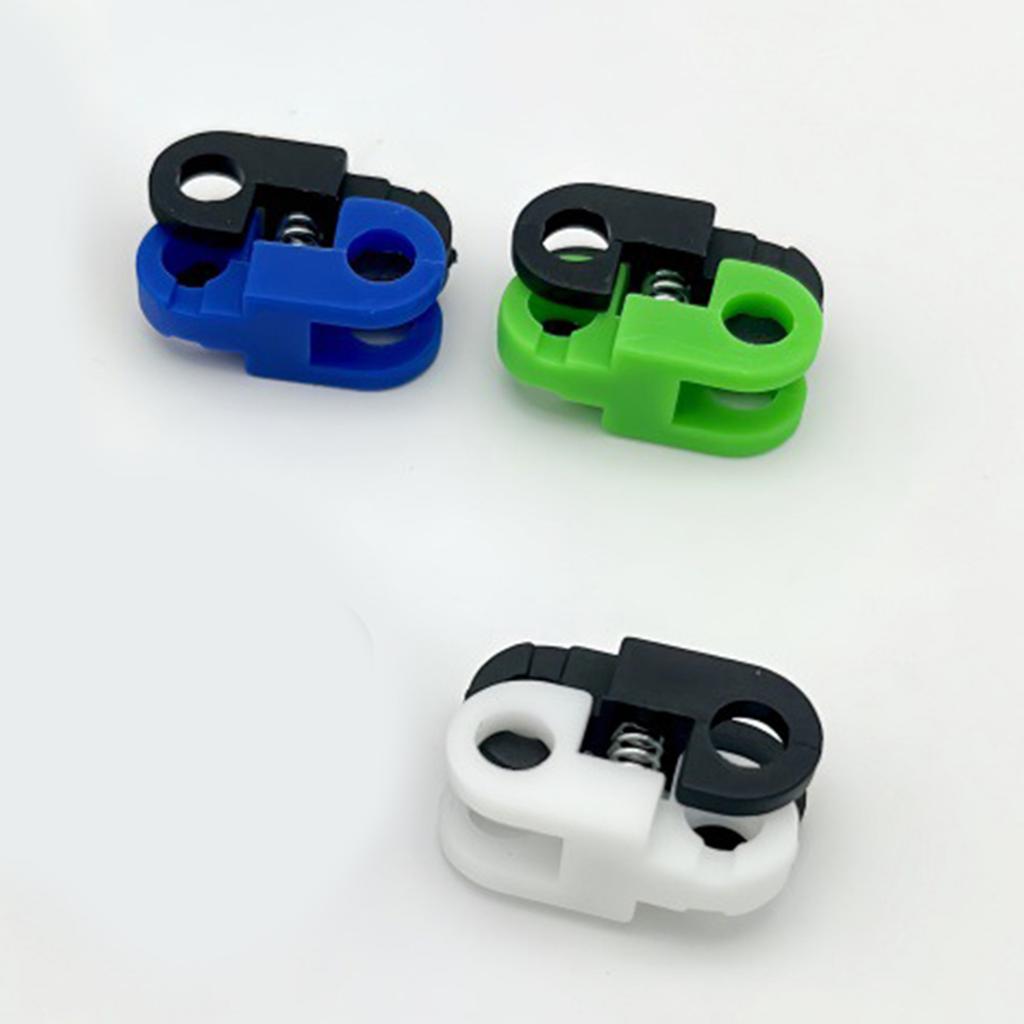 10pack Nylon Cord Locks Versatiles String Locks Fashionable Red Cord Stoppers for Clothing and Pants