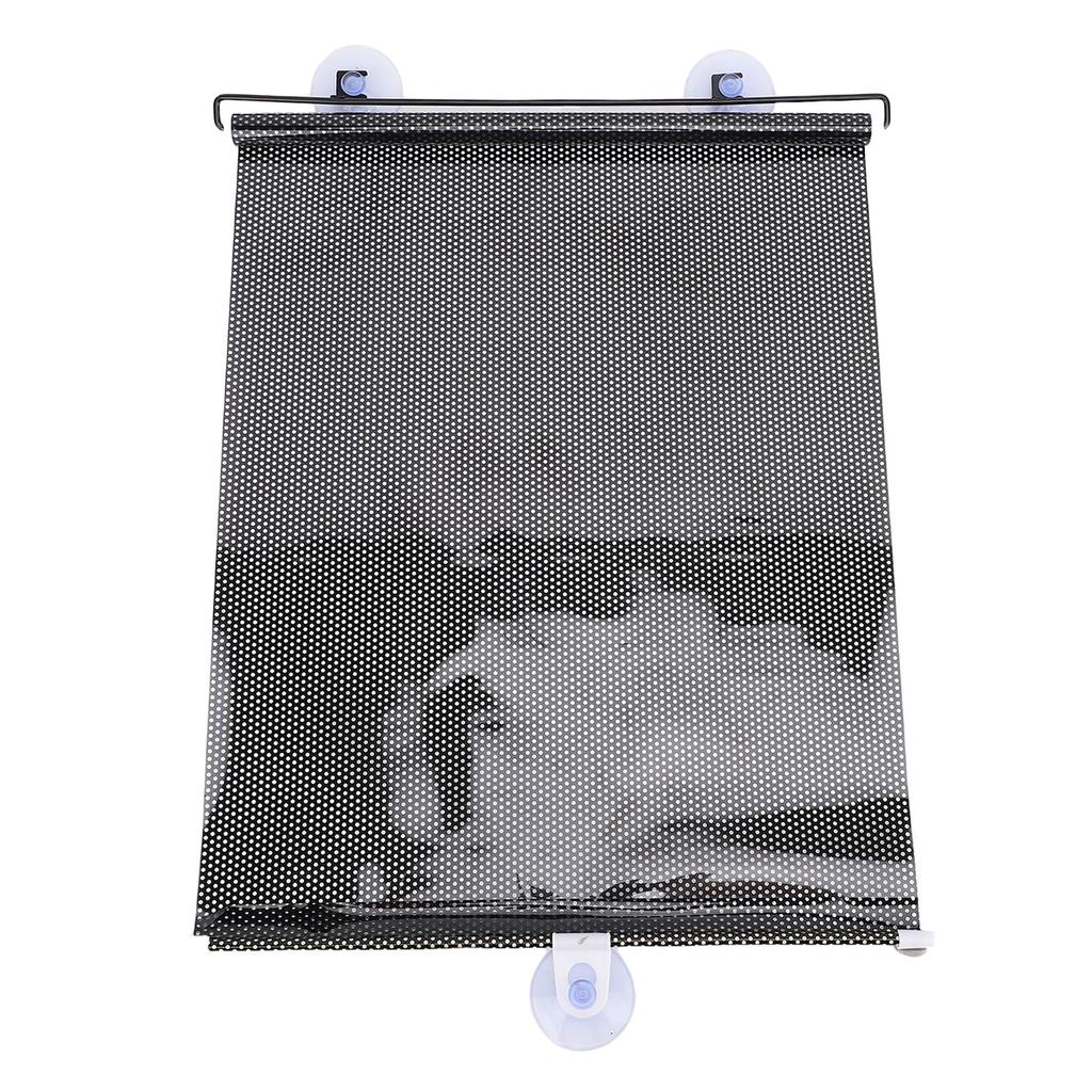 Auto Retractable Roller Sun Shade Block Strong Sunlight Car Windshield Sun Shade with 3 Suction Cups for Car Window 40
