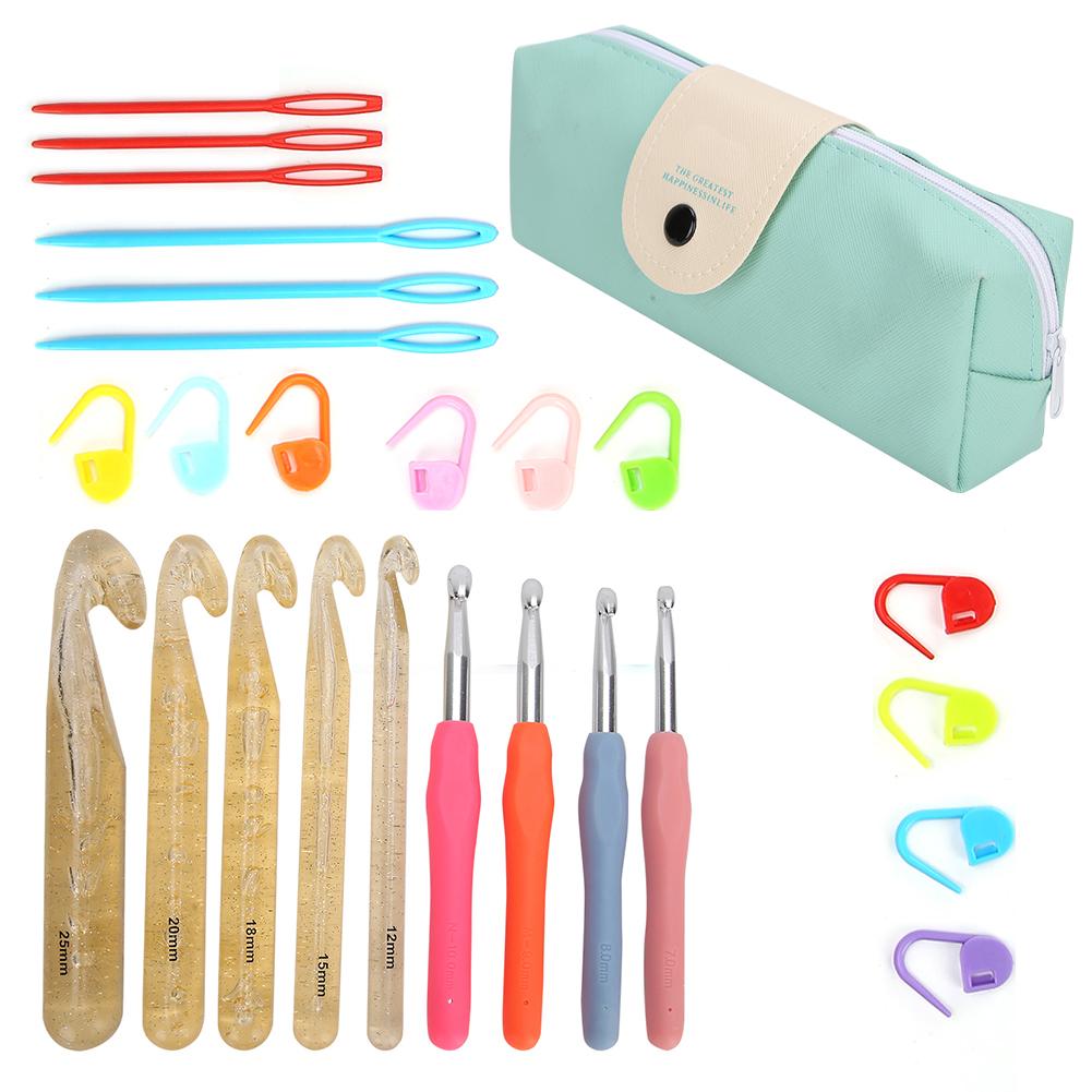 

Crochet Set Crystal Crochets DIY Knitting Tools Sweater Needle Knitting Accessories