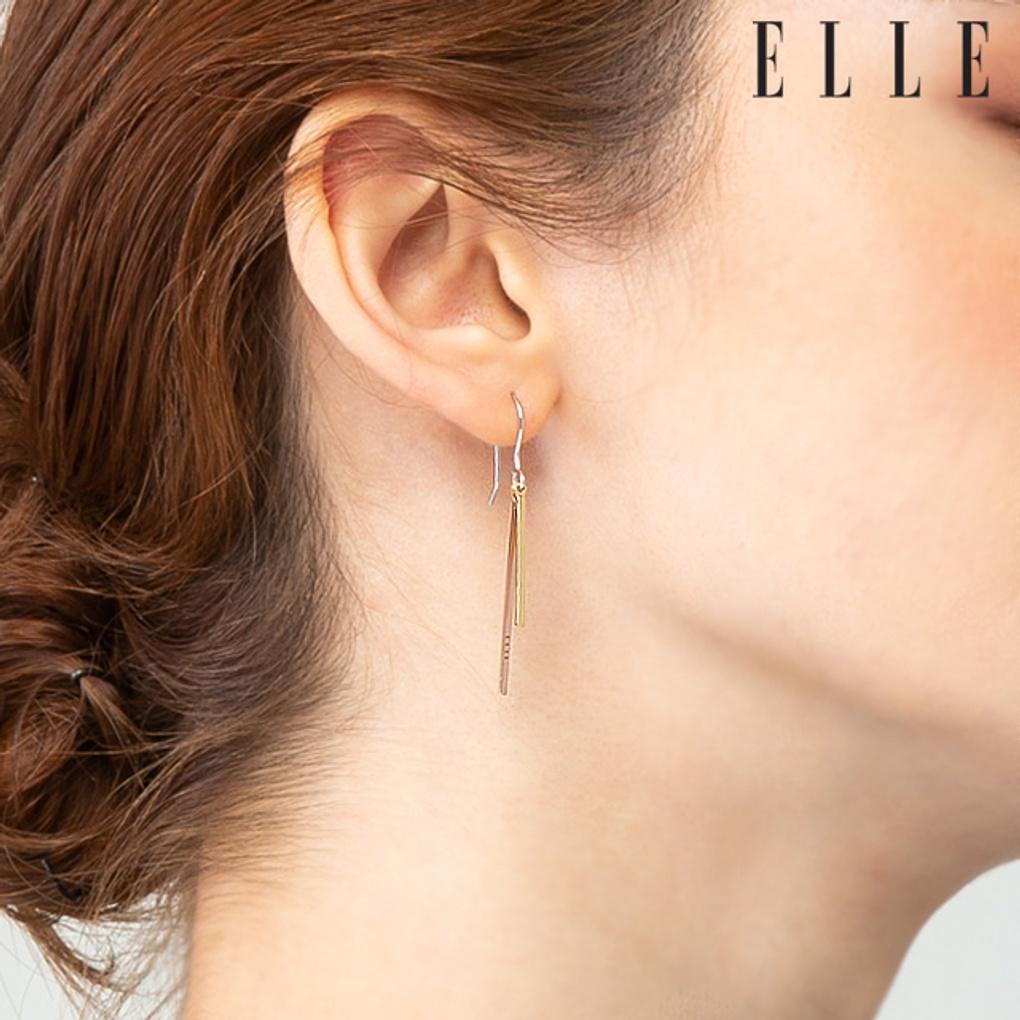 Silver Stick Drop Earrings ELSPEE350