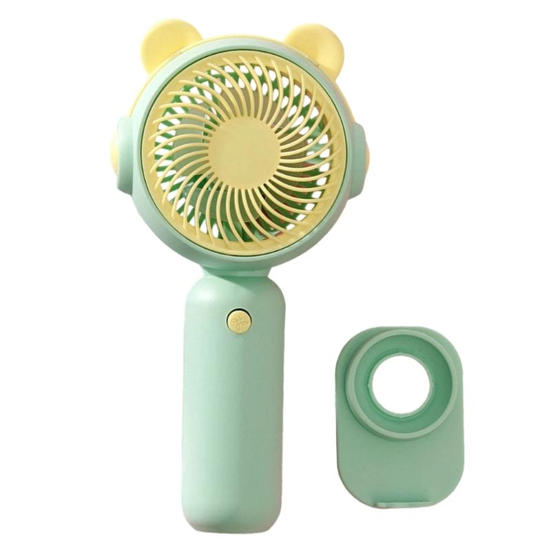 

AM3 Battery Operated Handheld Fan Indoor Outdoor Use Ergonomic Handle Lightweight For Kids Adults Outdoor Travel