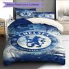 The Blues logo  Pattern Bedding Quilt Set Quilt Cover Pillowcase Home Decoration Birthday Gift (1 * duvet cover + 2 * pillowcase, without core)