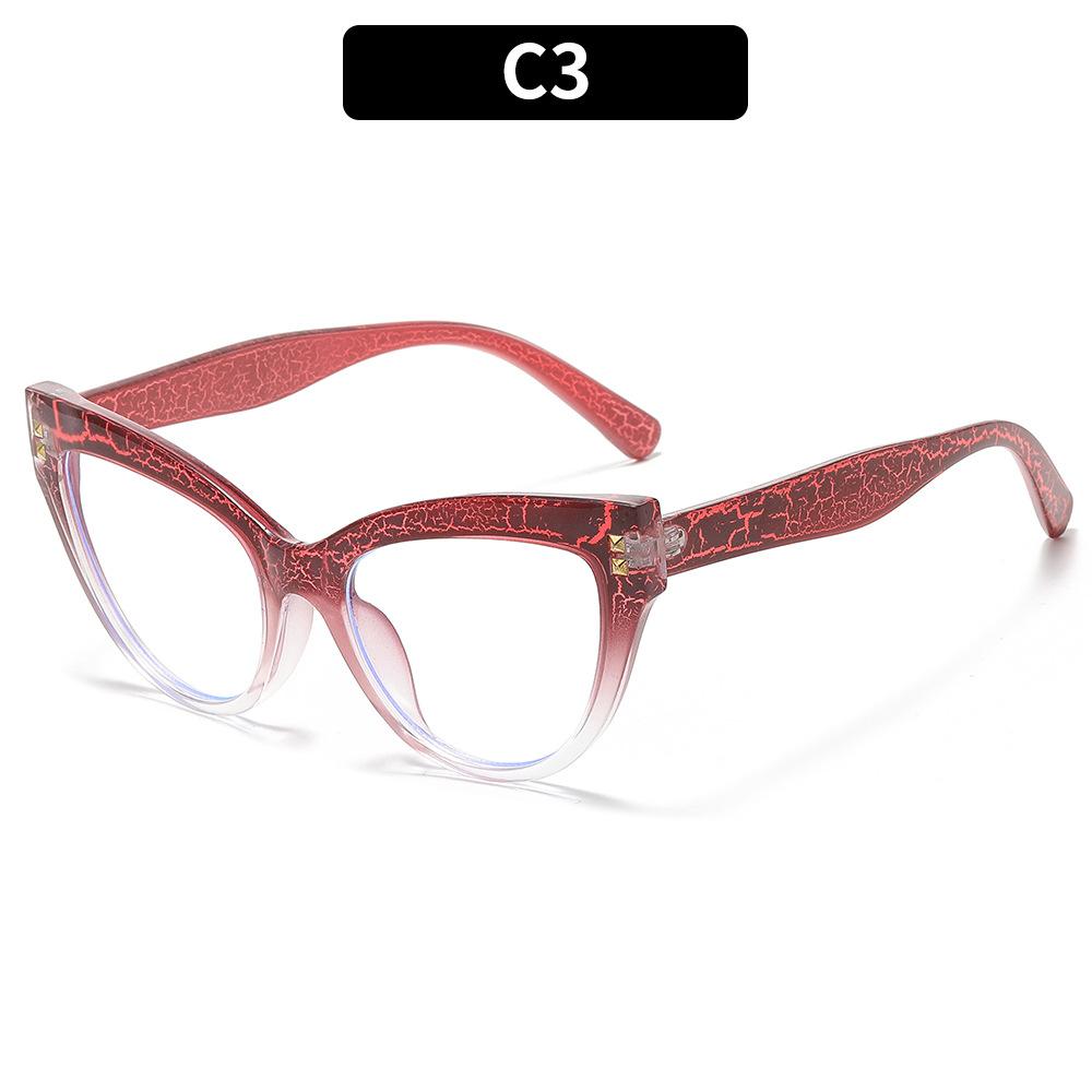 Women's Eyeglasses - Trendy Oversized Cat Eye Glasses
