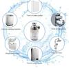 Stainless Steel Pre Water Filter Transparent Spray Head Universal Water Purifier  Washing Machine