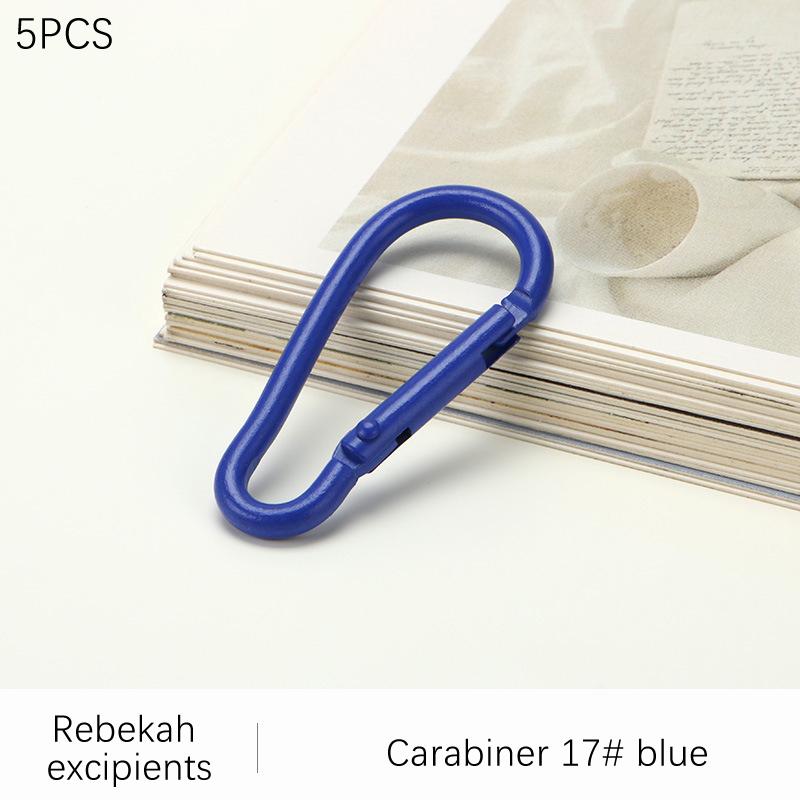 5 szt. Karabińczyk wspinaczkowy Pierścień sprężynowy Stop Otwierany Brelok Paski Części Zawieszka Klamra Zatrzaskowa Klips Hak spustowy