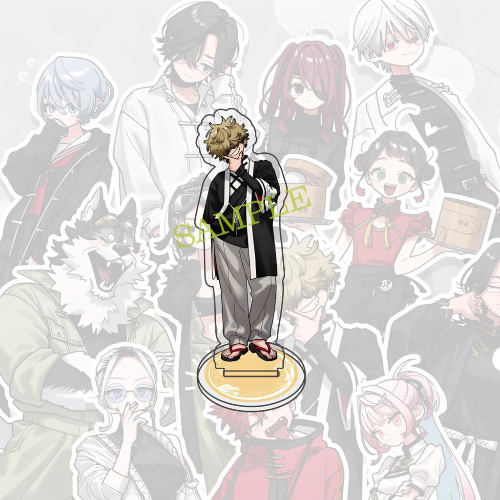 Anime Gokurakugai 10cm acrylic Standing character model  Aruma Tao Saotome Nei Takarai Tatsuomi Ban decoration cute gift