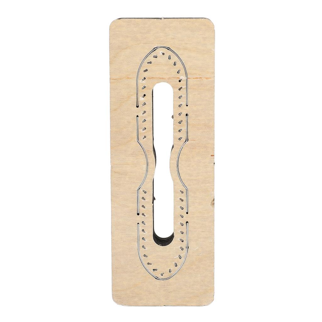 Leather Cutting Die Steel Wooden Strap Head Leather Die Cutting Mould for DIY Crafts Hardware