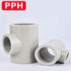 PPH Reducing Tee Hot-Melt Pipe Fitting