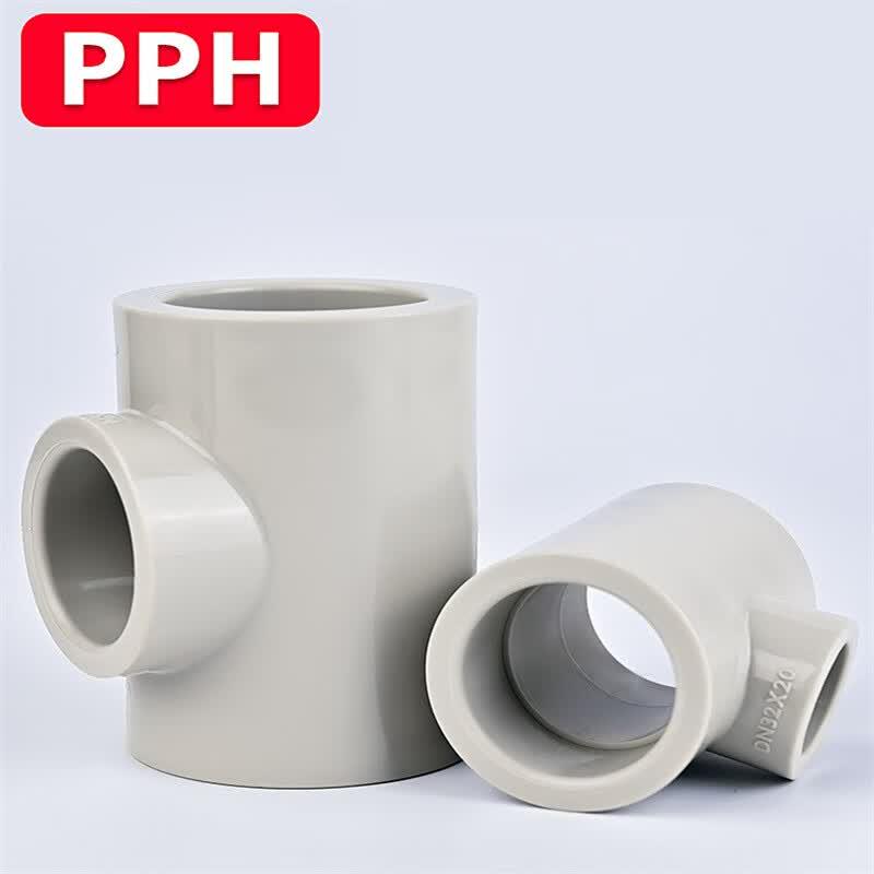 PPH Reducing Tee Hot-Melt Pipe Fitting