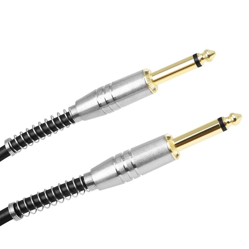 Audio Cable 6.35mm Jack Male to Male AUX Cable For Guitar Electric Piano Mixer Stereo Amplifier 6.35 to 6.35 Audio Line